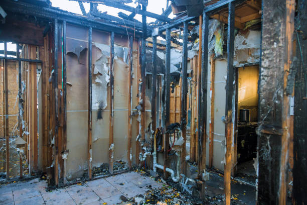 Professional Fire Damage Removal technician working in Menomonie, WI
